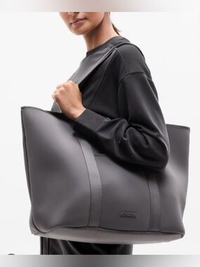 Athleta Dark Gray Diem Tote